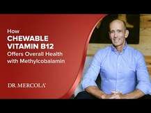 Dr. Mercola, Chewable Vitamin B12 Methylcobalamin Cherry
