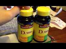 Nature Made, Витамин D, Vitamin D3 1000 IU 90 +, 10 жидких капсул