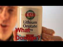 KAL, Lithium Orotate 5 mg, Літія оротат 5 мг, 60 капсул