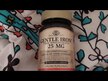 Відео огляд на Solgar, Gentle Iron 25 mg, М'яке Залізо 25 мг, 180 капсул