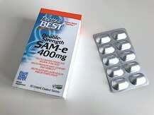 Doctor's Best, SAM-e 400 mg, SAM-e подвійний сили, 60 таблеток