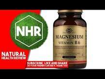 Solgar, Magnesium with Vitamin B6, Магній з вітаміном B6, 250 ...