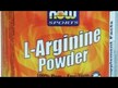 Видео обзор на NOW, L-Аргинин в порошке, L-Arginine Powder, 454 г