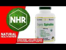California Gold Nutrition, Organic Spirulina, Спіруліна 500 мг...