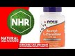 Видео обзор на NOW, Ацетил-L-Карнитин 750 мг, Acetyl-L-Carnitine, 90 таблеток