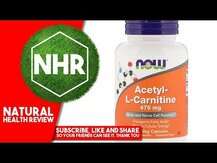 Now, Acetyl-L-Carnitine, Ацетил-L-карнітин 750 мг, 90 таблеток