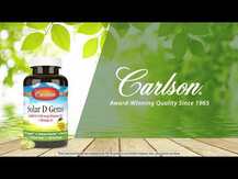 Carlson, Solar D Gems 4000 IU 100 mcg Vitamin D3 plus Omega-3s Lemon