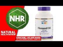 21st Century, Flaxseed Oil 1000 mg, Лляна олія 1000 мг, 60 капсул
