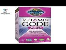 Garden of Life, Vitamin Code Women, RAW вітаміни для жінок, 24...