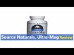Видео обзор на Source Naturals, Магний B6, Ultra-Mag, 360 капсул
