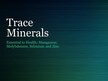 Видео обзор на Thorne, Микроэлементы, Trace Minerals 90, 90 капсул