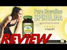 Nutrex Hawaii, Pure Hawaiian Spirulina, Спіруліна 3000 мг, 180...