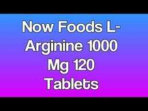 Now, L-Аргинин 1000 мг, L-Arginine 1000 mg, 120 таблеток