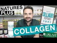 Natures Plus, Коллагеновые пептиды, Collagen Peptides Capsules...