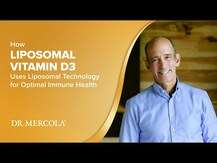 Dr. Mercola, Липосомальный D3, Liposomal Vitamin D3 5000 IU, 3...