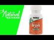 Видео обзор на NOW, Железо 36 мг, Double Strength Iron 36 mg, 90 капсул