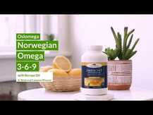 Oslomega, Norwegian Omega-3 Fish Oil Lemon Flavor