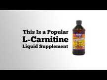 NOW, L-Carnitine Liquid Citrus Flavor 1000 mg