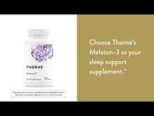 Thorne, Мелатонин 3 мг, Melaton 3 mg, 60 капсул