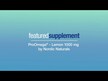 Відео огляд на Nordic Naturals, ProEFA 3-6-9, Омега 3, 180 капсул
