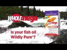 New Chapter, Масло дикого лосося, Wholemega Fish Oil 1000 mg, ...
