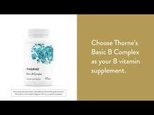 Thorne, Basic B Complex, Вітаміни групи B, 60 капсул