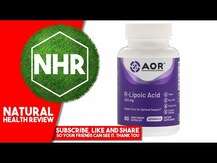 Advanced Orthomolecular Research AOR, R-Lipoic Acid 300 mg