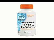 Doctor's Best, Betaine HCl, Гірка настоянка з бетаина, 360 капсул
