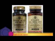 Solgar, Folic Acid 400 mcg, Фолієва кислота 400 мкг, 250 таблеток