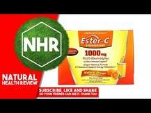 American Health, Ester-C Effervescent Orange Flavor 1000 mg 21 Packets